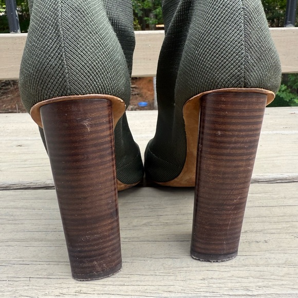 Yeezy Season 2 Knit Sock Ankle Military Boots in Dark Olive size 39 - Picture 9 of 16